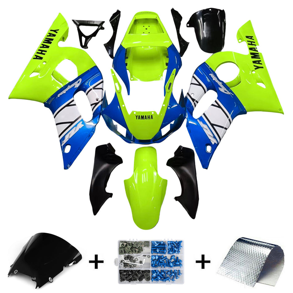 1998-2002 ヤマハ YZF 600 R6 インジェクションフェアリングキット ボディワーク プラスチック ABS #127