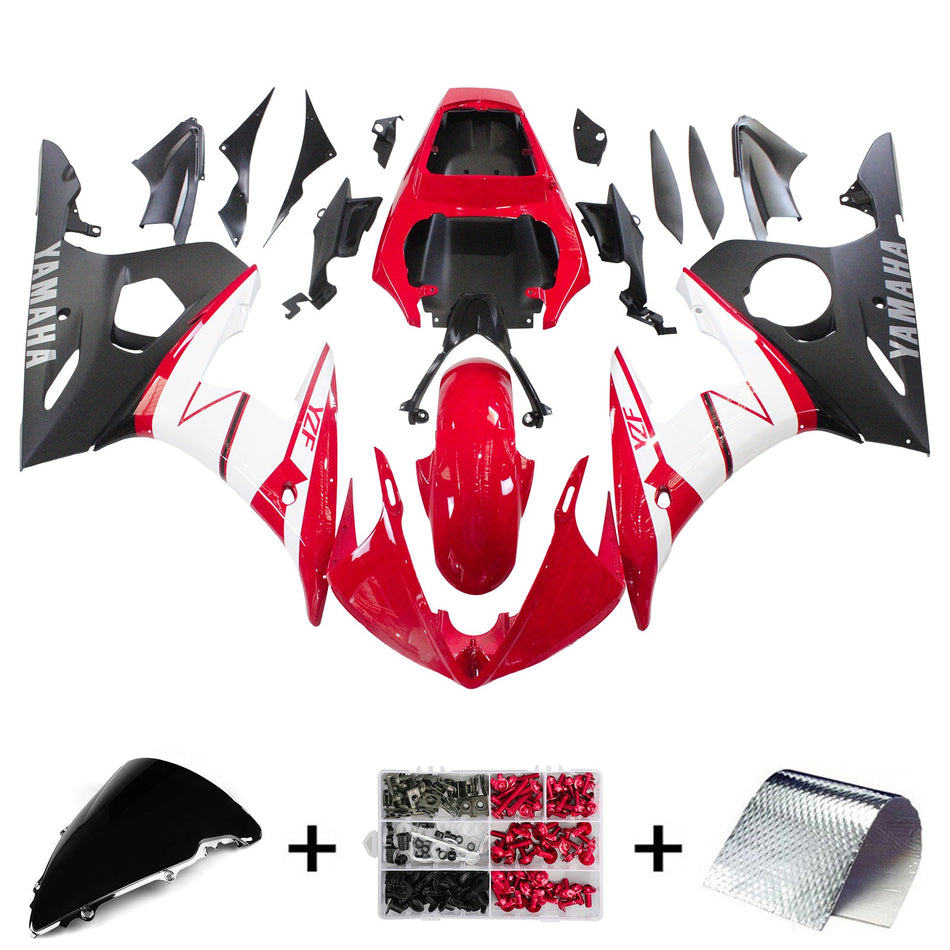2003-2004 ヤマハ YZF 600 R6 2006-2009 R6S Amotopart インジェクションフェアリングキット ボディワーク プラスチック ABS #139