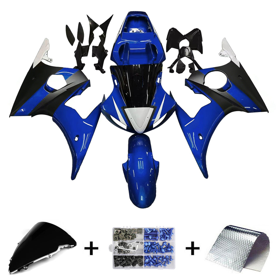 2003-2004 ヤマハ YZF 600 R6/R6S インジェクションフェアリングキット ボディワーク プラスチック ABS #156