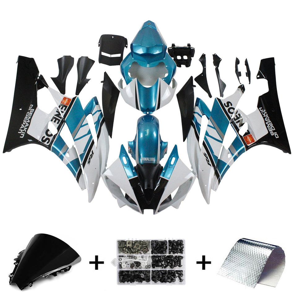 2006-2007 ヤマハ YZF 600 R6 フェアリングキット ジェネリック