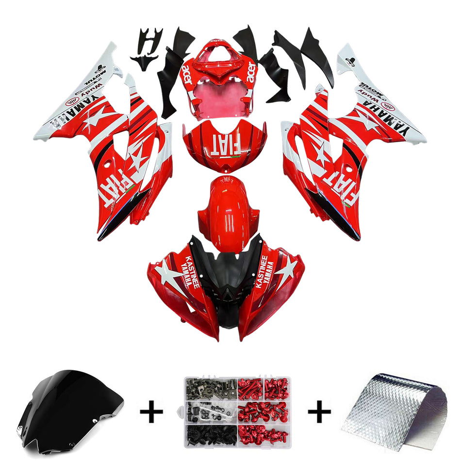 2008-2016 ヤマハ YZF 600 R6 インジェクションフェアリングキット ボディワーク プラスチック ABS #104