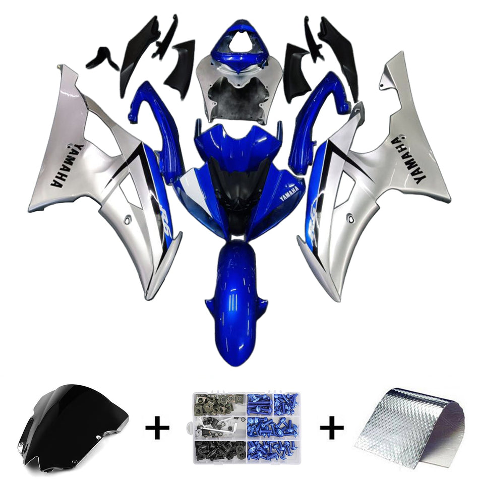 2008-2016 ヤマハ YZF 600 R6 Amotopart インジェクションフェアリングキット ボディワーク プラスチック ABS #139