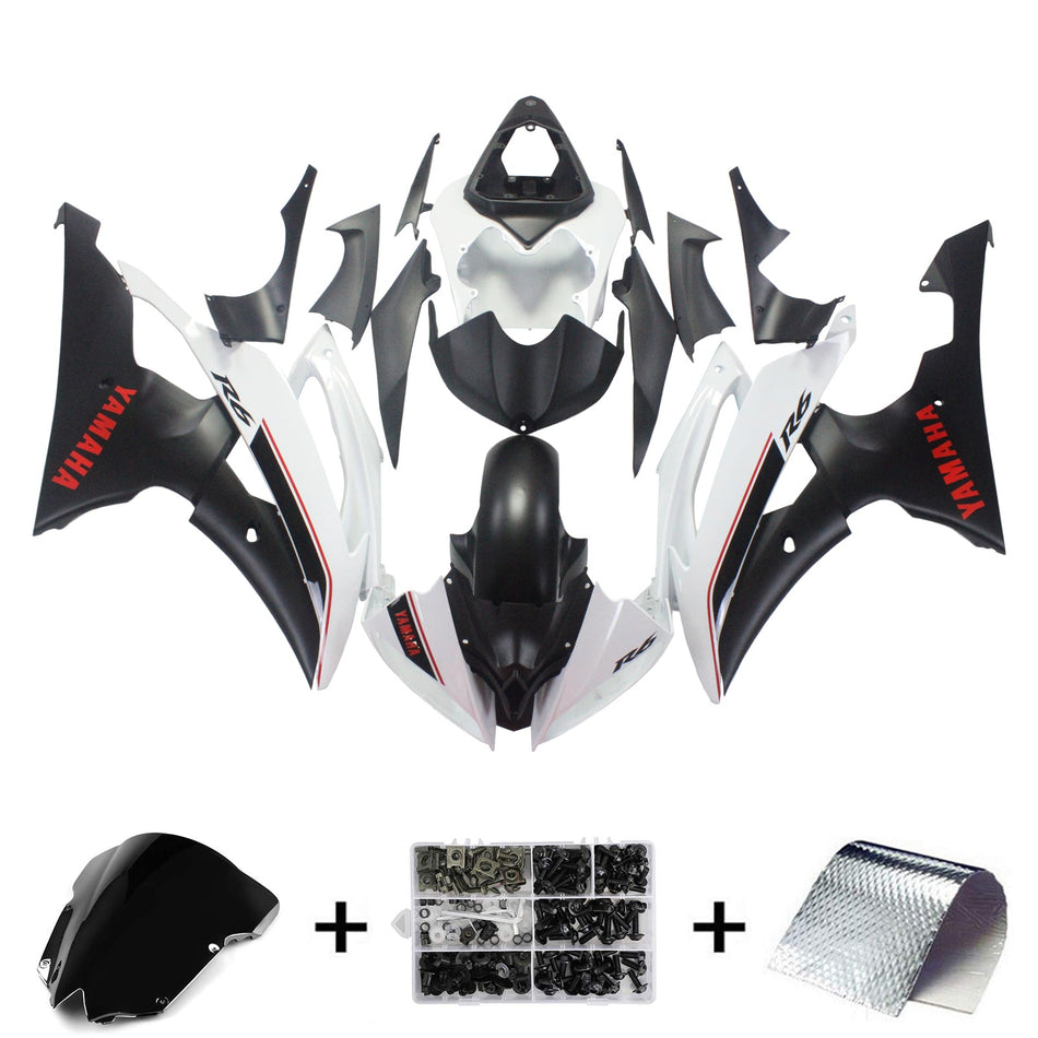 2008-2016 ヤマハ YZF 600 R6 インジェクションフェアリングキット ボディワーク プラスチック ABS #149