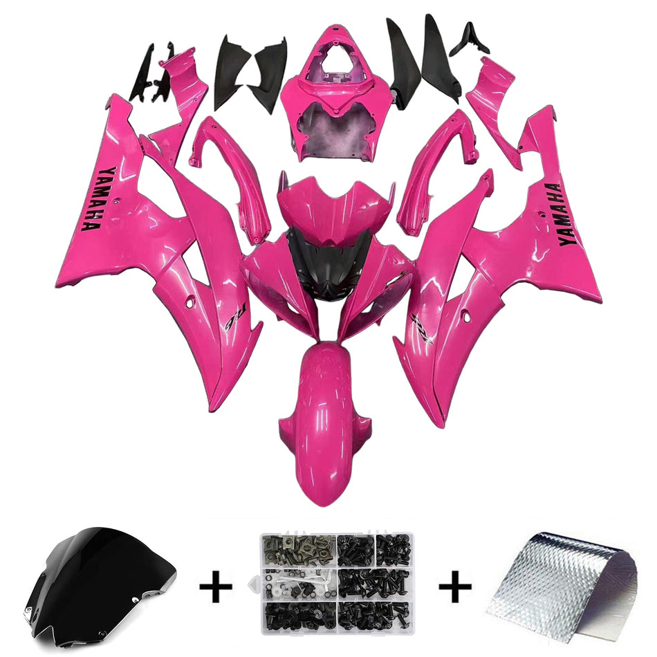 2008-2016 ヤマハ YZF 600 R6 インジェクションフェアリングキット ボディワーク プラスチック ABS #164