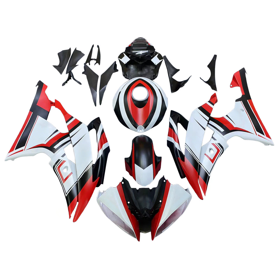 2008-2016 ヤマハ YZF 600 R6 インジェクションフェアリングキット ボディワーク プラスチック ABS #186