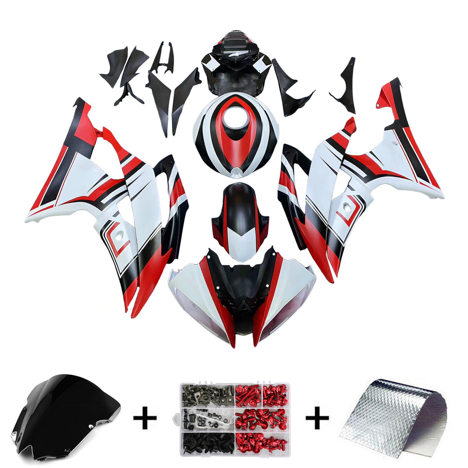 2008-2016 ヤマハ YZF 600 R6 インジェクションフェアリングキット ボディワーク プラスチック ABS #186