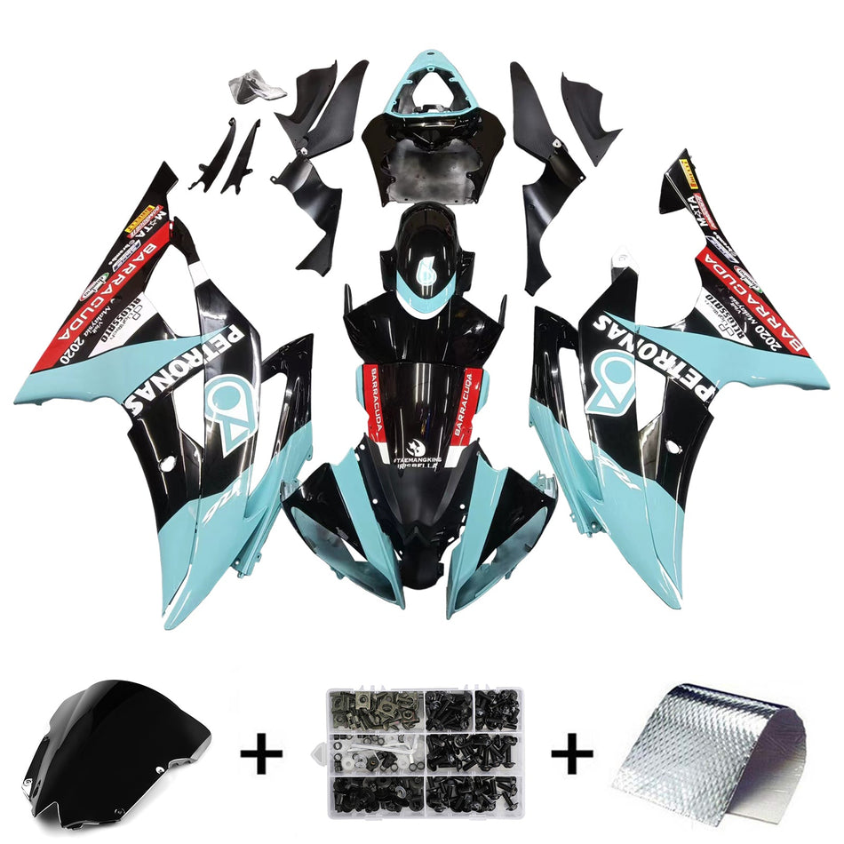 2008-2016 ヤマハ YZF 600 R6 インジェクションフェアリングキット ボディワーク プラスチック ABS #187