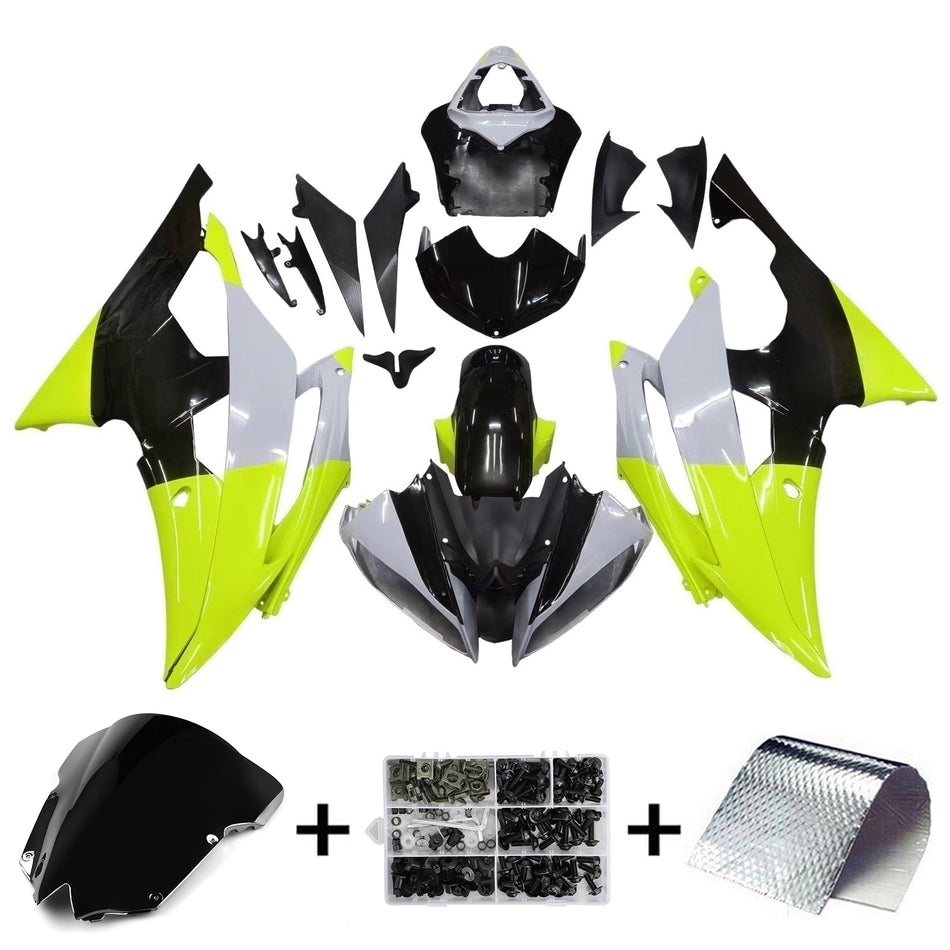 2008-2016 ヤマハ YZF 600 R6 フェアリングキット ボディワーク プラスチック ABS