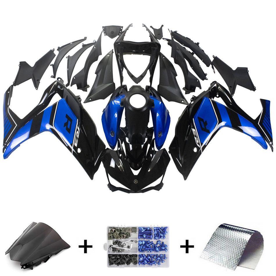 2014-2018 ヤマハ YZF-R3 2015-2017 R25 Amotopart インジェクションフェアリングキット ボディワーク ABS #112