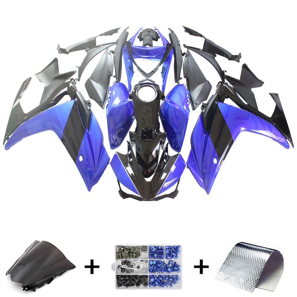 2014-2018 ヤマハ YZF-R3 2015-2017 R25  インジェクションフェアリングキット ボディワーク ABS #118