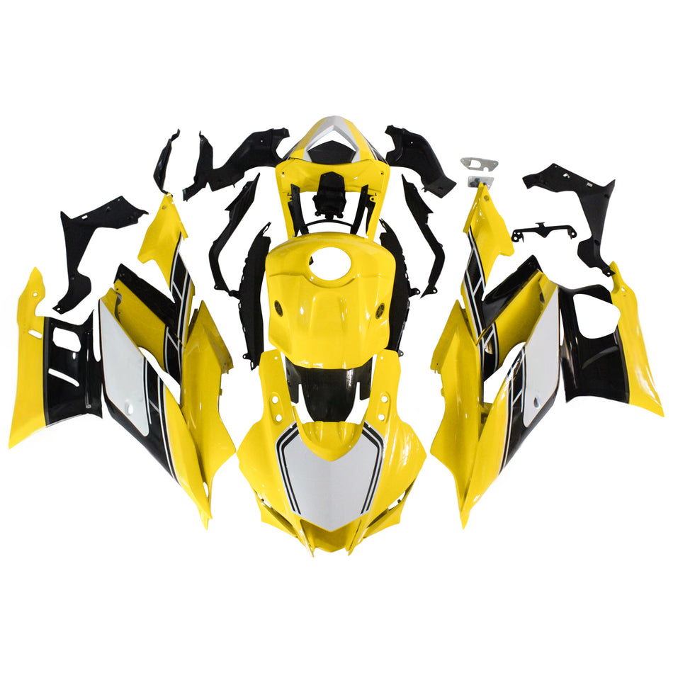 2019-2021 ヤマハ YZF-R3 R25 Amotopart インジェクションフェアリングキット ボディワーク プラスチック ABS #117