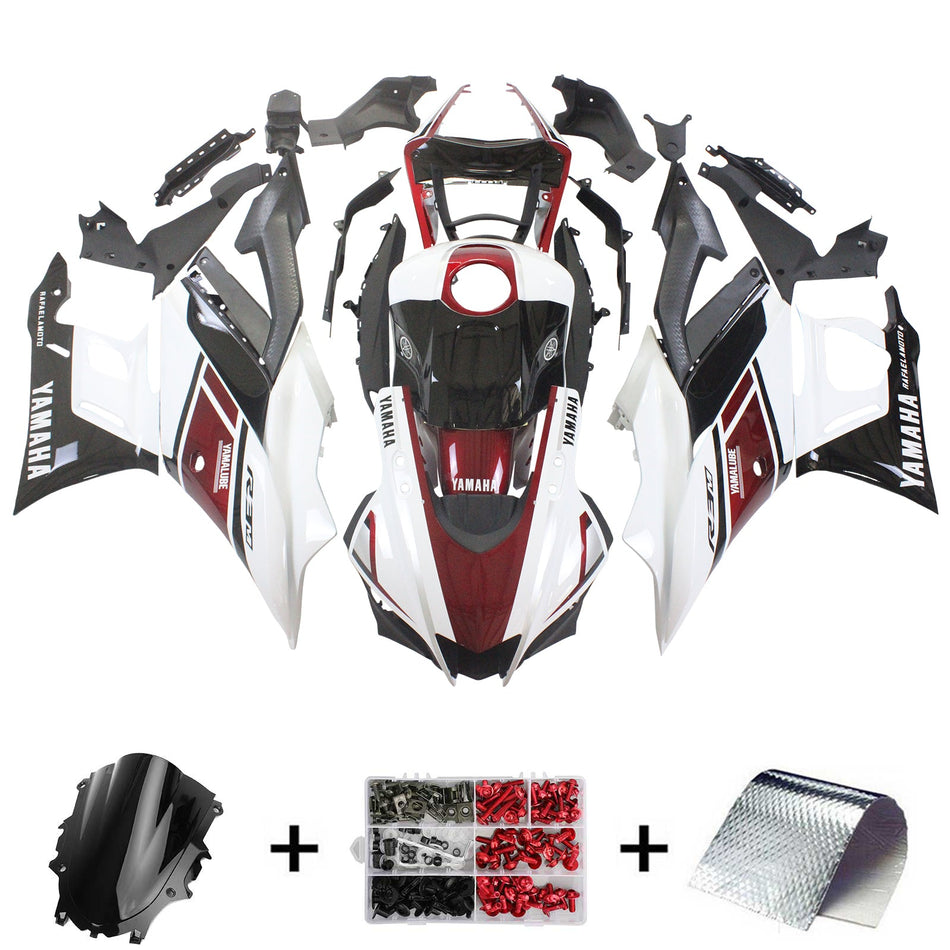 2019-2021 ヤマハ YZF-R3 R25 Amotopart インジェクションフェアリングキット ボディワーク プラスチック ABS #122