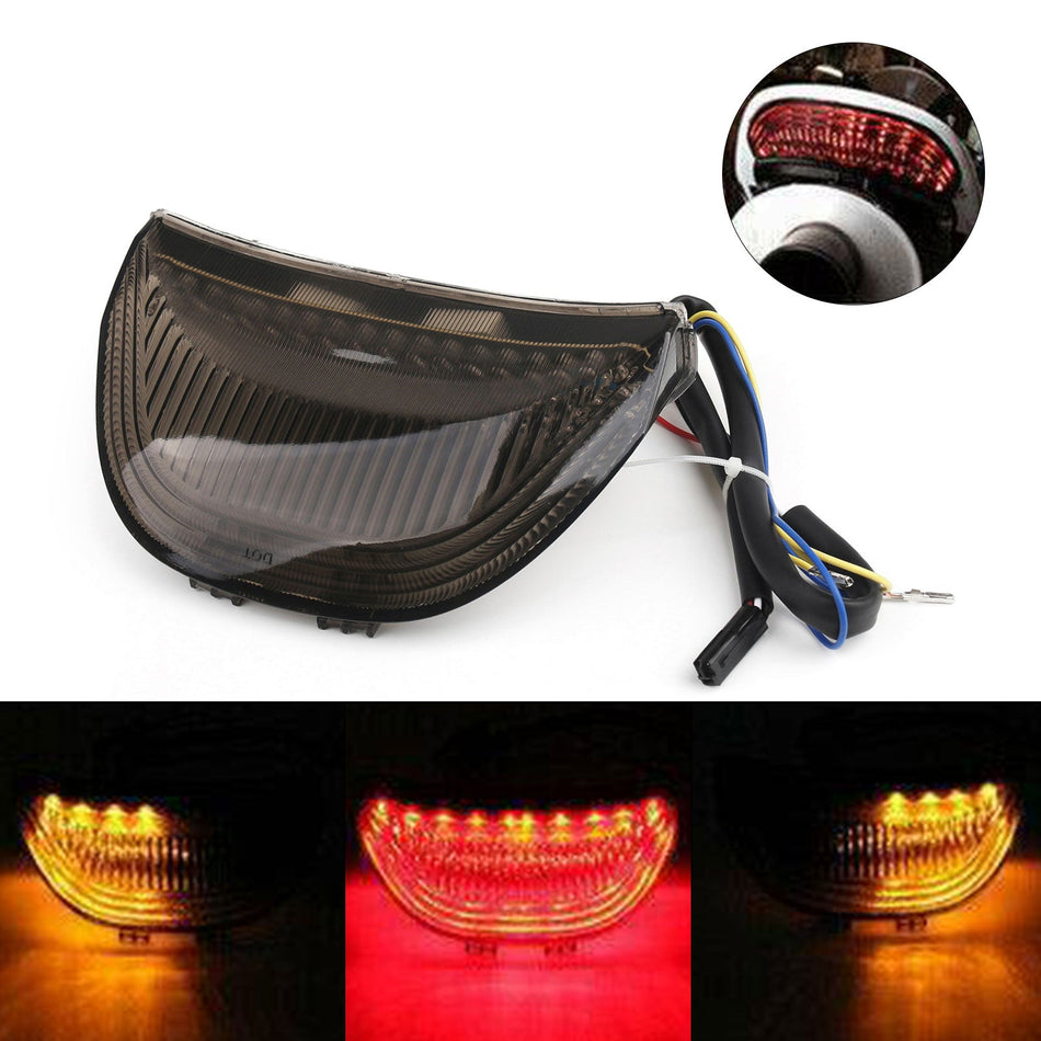 ホンダ CBR600RR 2003-2006 CBR1000RR 2004-2007 一体型 LED テールライト ウィンカー スモーク 汎用