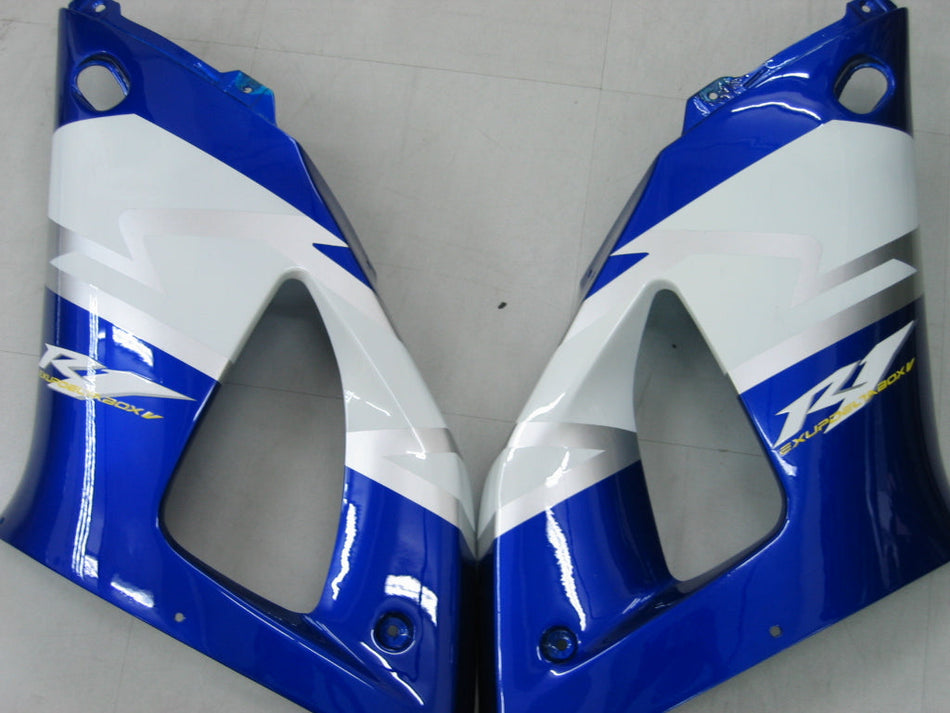 2000-2001 ヤマハ YZF-R1 ブルー ホワイト No.46 R1 レーシングフェアリング ジェネリック