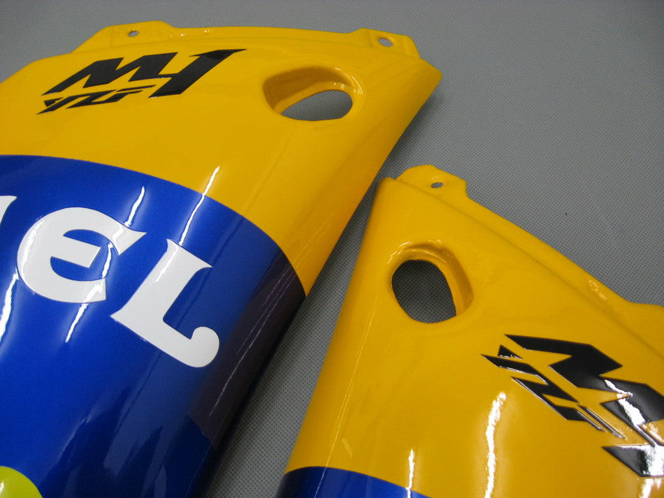 2000-2001 ヤマハ YZF-R1 イエロー ブルー No.46 キャメル レーシング フェアリング ジェネリック