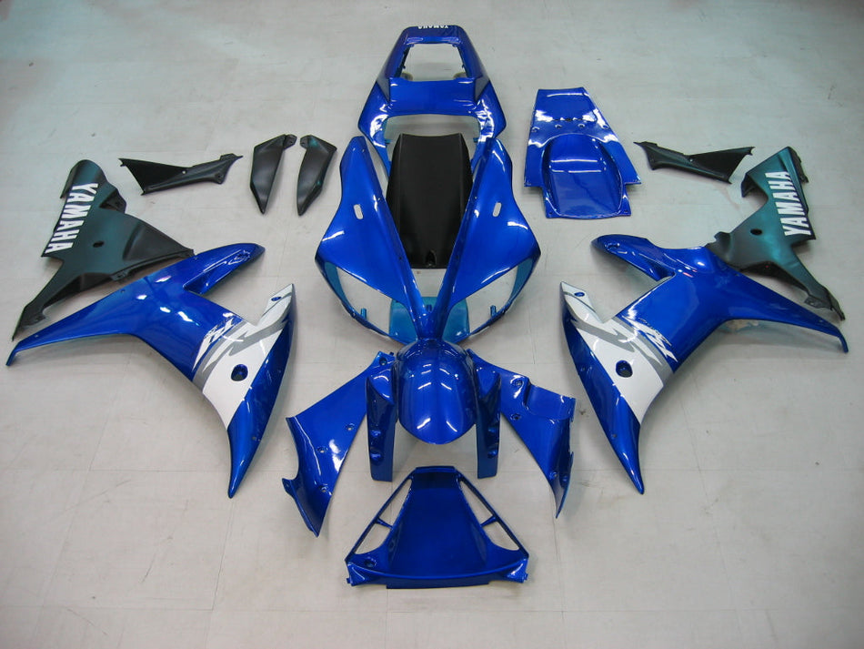 2002-2003 YZF 1000 R1 ブルー ボディワーク フェアリング ABS 射出成形プラスチック セット ジェネリック