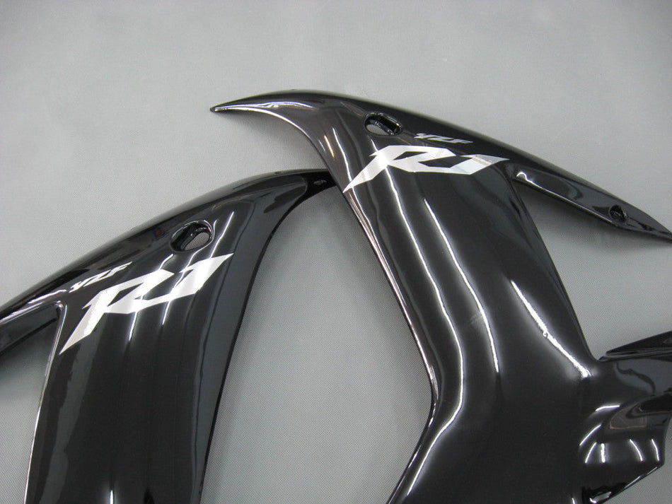 2002-2003 ヤマハ YZF-R1 オールブラック レーシングフェアリング ジェネリック