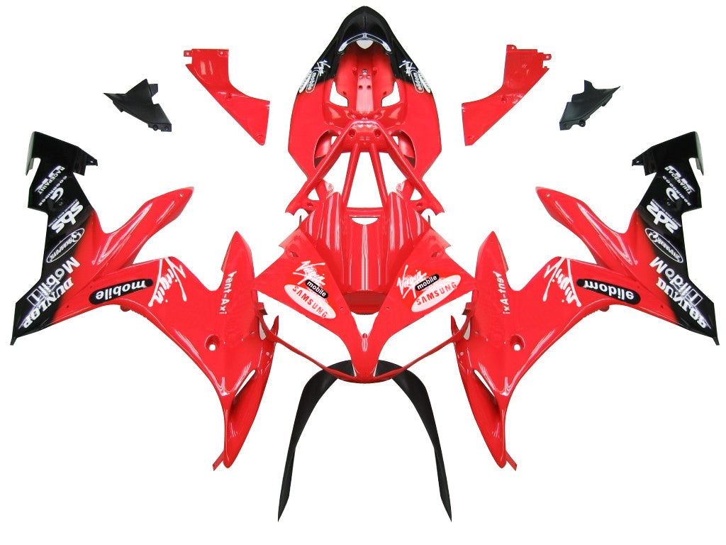 For YZF 1000 R1 2004-2006 Bodywork Fairing Red ABS Injection Molded Plastics Set