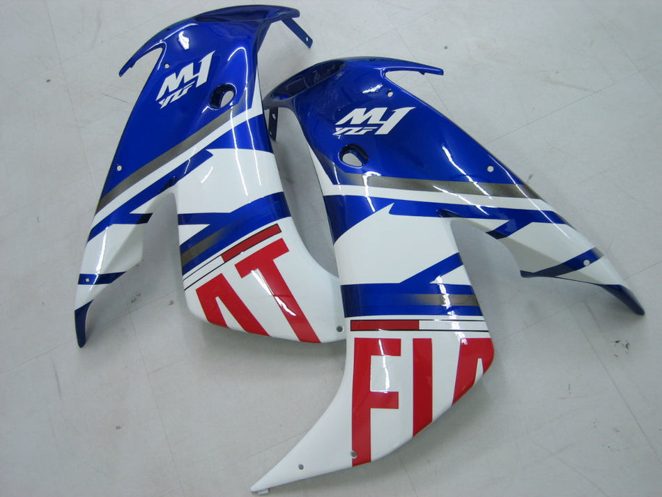 2004-2006 ヤマハ YZF-R1 ブルー ホワイト No.46 レーシングフェアリング ジェネリック