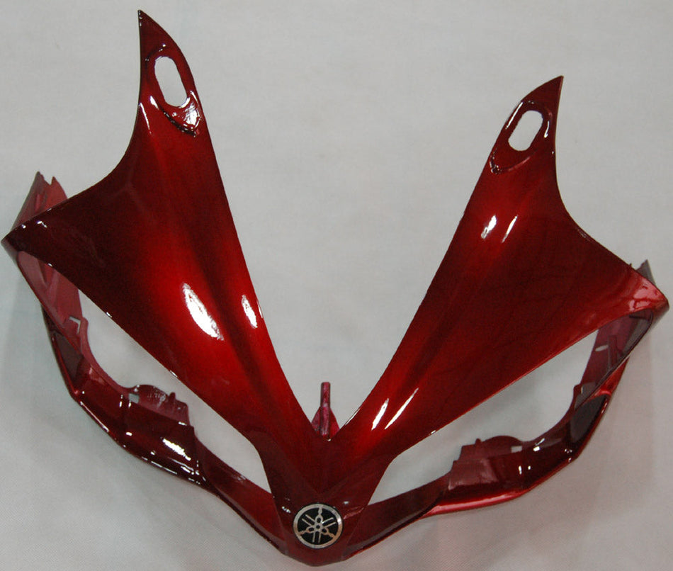 2007-2008 ヤマハ YZF-R1 レッドチェリーブラック R1 レーシング Amotopart フェアリング カスタムフェアリング