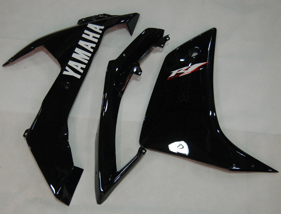 2007-2008 ヤマハ YZF-R1 オールブラック レーシングフェアリング ジェネリック