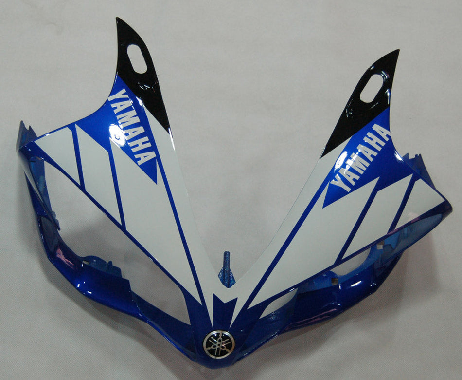 2007-2008 ヤマハ YZF-R1 ブルー ホワイト レーシング フェアリング ジェネリック