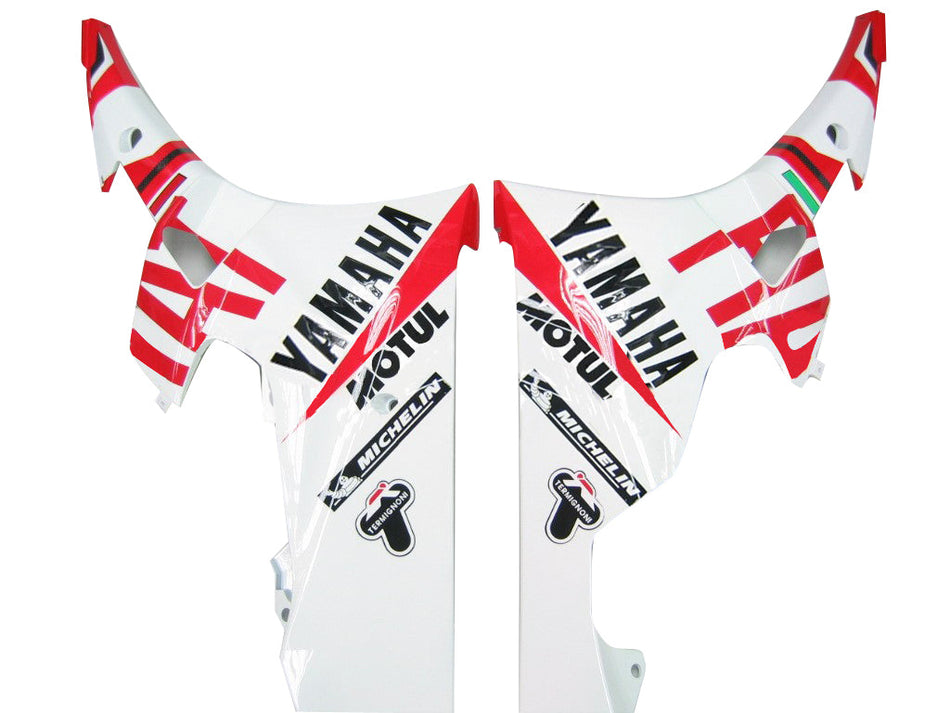 2006-2007 ヤマハ YZF-R6 フェアリング ホワイト レッド No.46 FIAT R6 レーシング ジェネリック