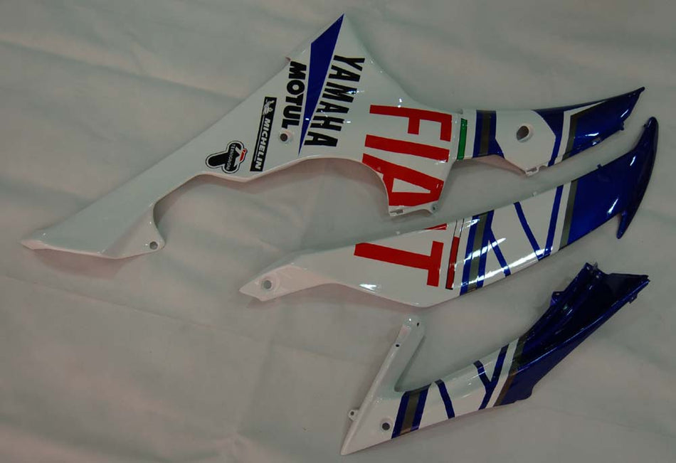2008-2016 ヤマハ YZF-R6 ホワイト ブルー No.46 FIAT R6 レーシング Amotopart フェアリング カスタム フェアリング