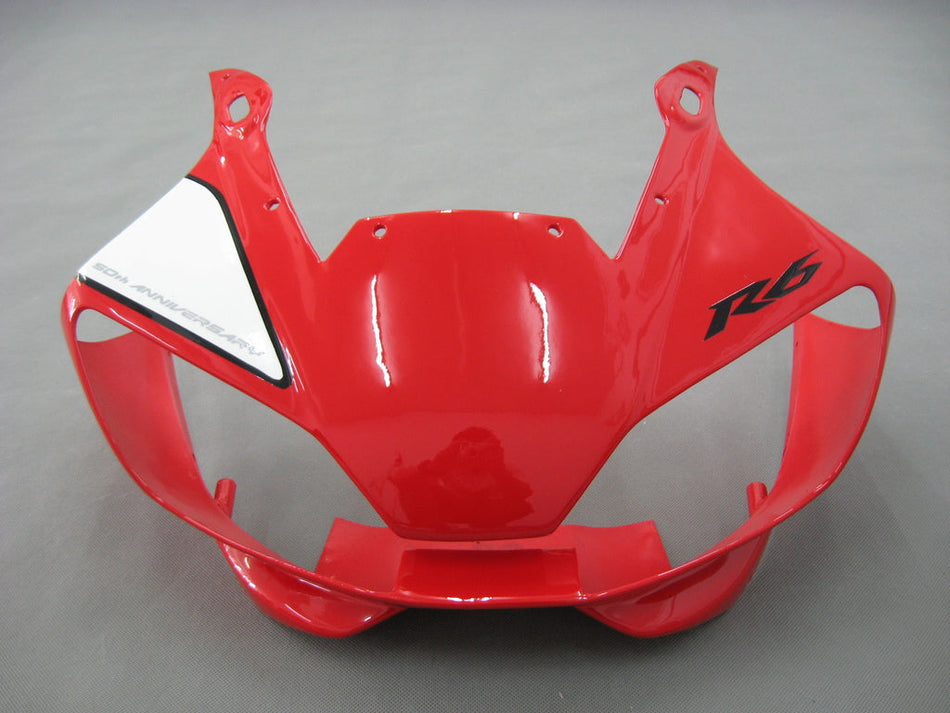 1998-2002 ヤマハ YZF-R6 レッド ホワイト ブラック レーシング フェアリング ジェネリック