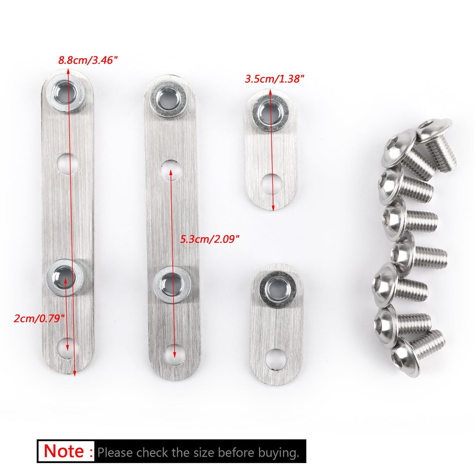 ホンダCRF1000Lアフリカツイン2016-2018汎用ステンレススチールフロントフェンダーライザーリフトキット