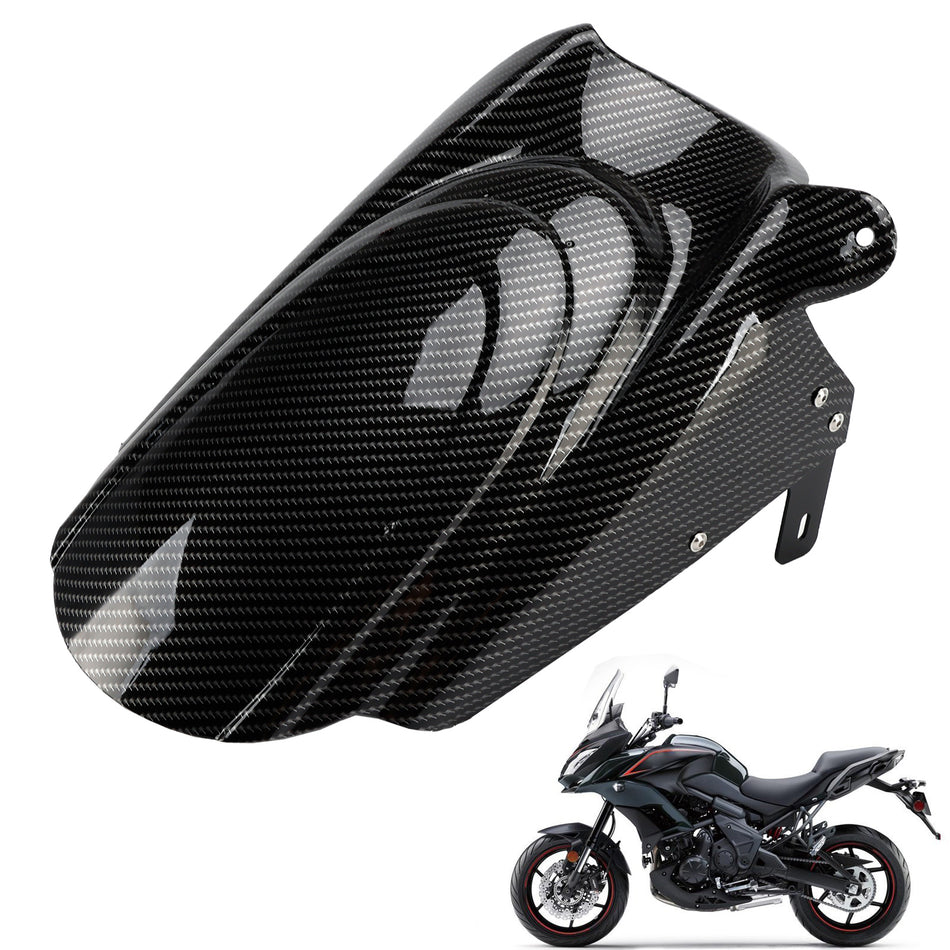 リアハガーフェンダーマッドガード KAWASAKI VERSYS 650 KLE650 2015-2025 カーボンジェネリック