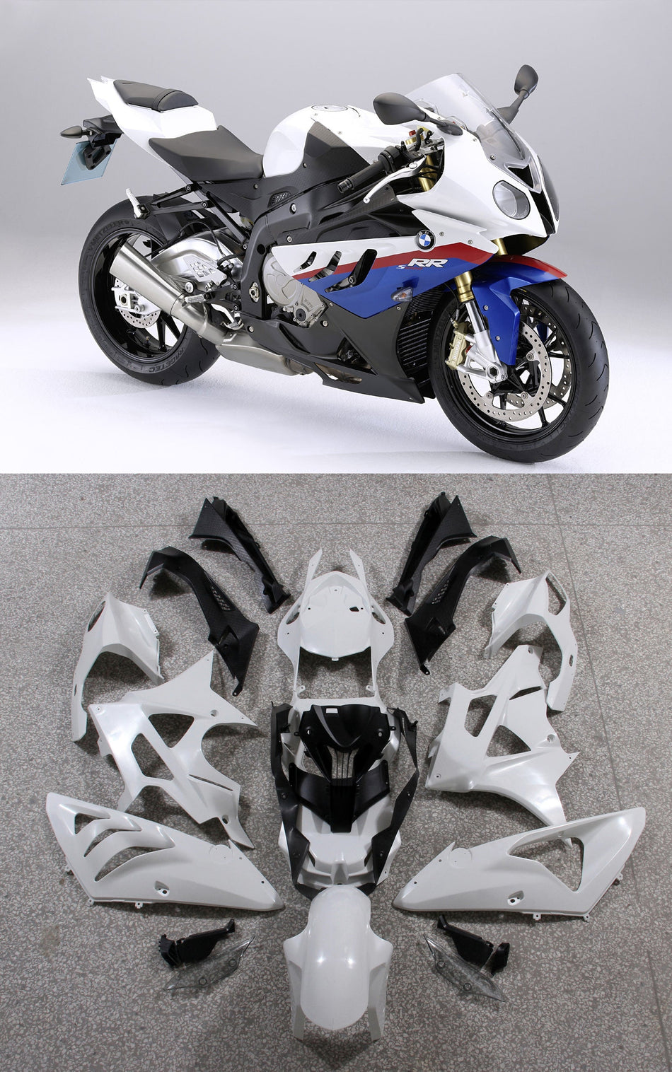 2009-2014 BMW S1000RR ボディワークフェアリング ABS 射出成形 6# ジェネリック