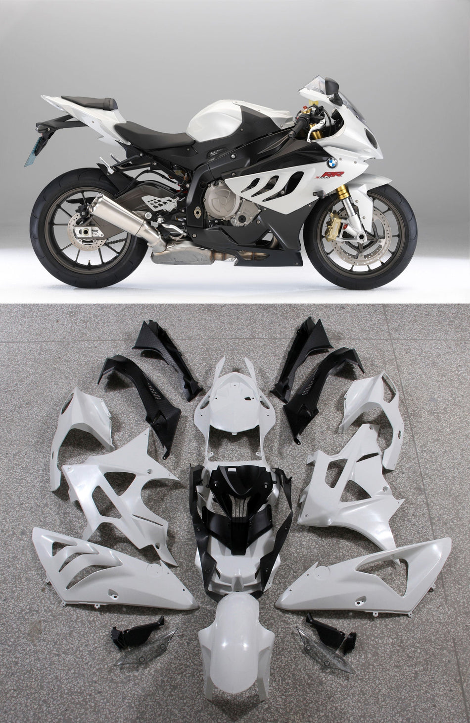 2009-2014 BMW S1000RR ボディワークフェアリング ABS 射出成形 7# ジェネリック