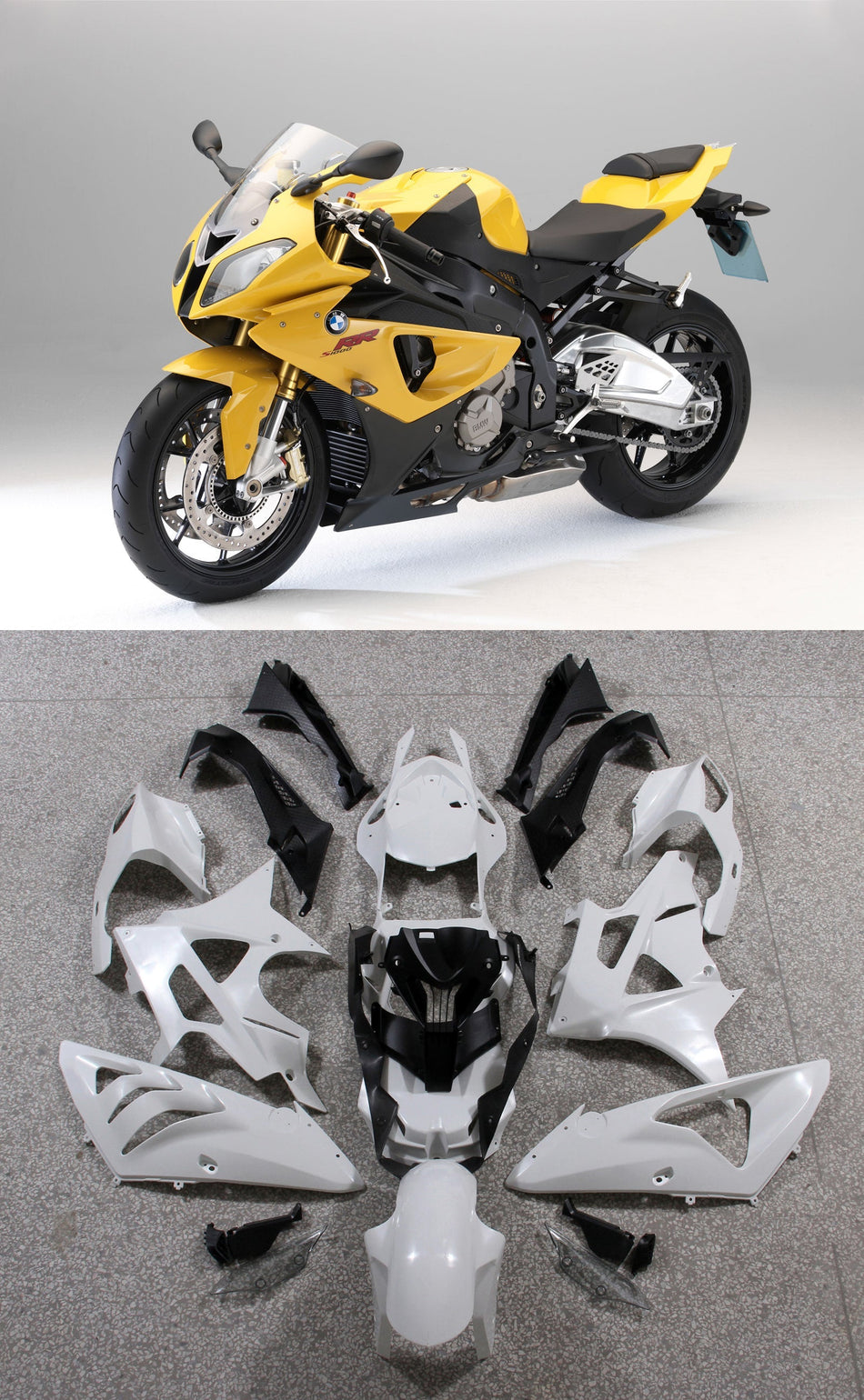 2009-2014 BMW S1000RR ボディワークフェアリング ABS 射出成形 8# ジェネリック