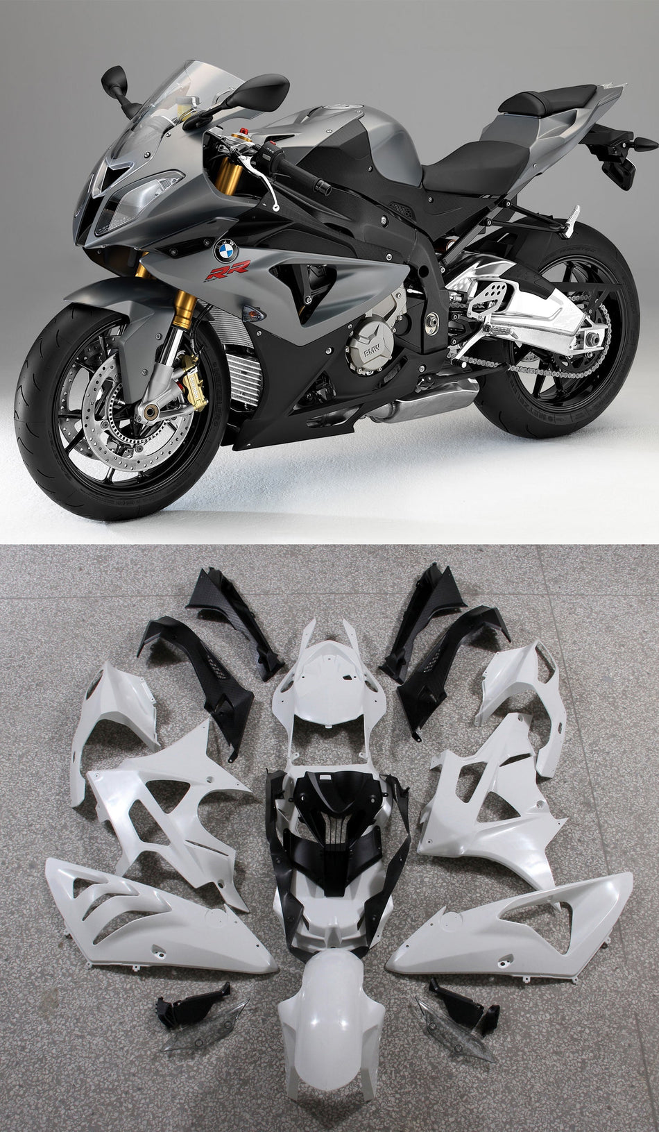 2009-2014 BMW S1000RR ボディワークフェアリング ABS 射出成形 11# ジェネリック