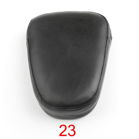 Universal Backrest Cushion Pad for Honda Kawasaki Suzuki Touring Yamaha Black