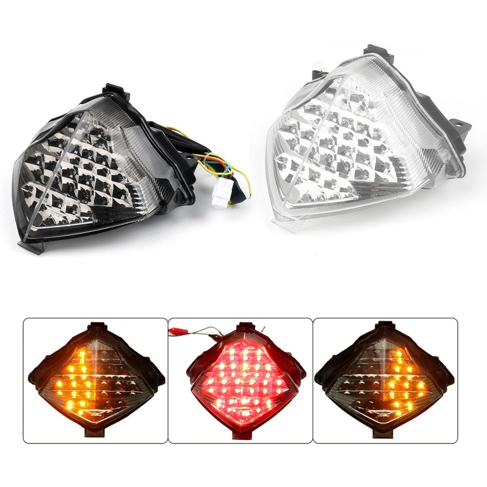 ヤマハ YZF R1 YZF-R1 2004-2006 2005 汎用 LED テールライト ウィンカー付き