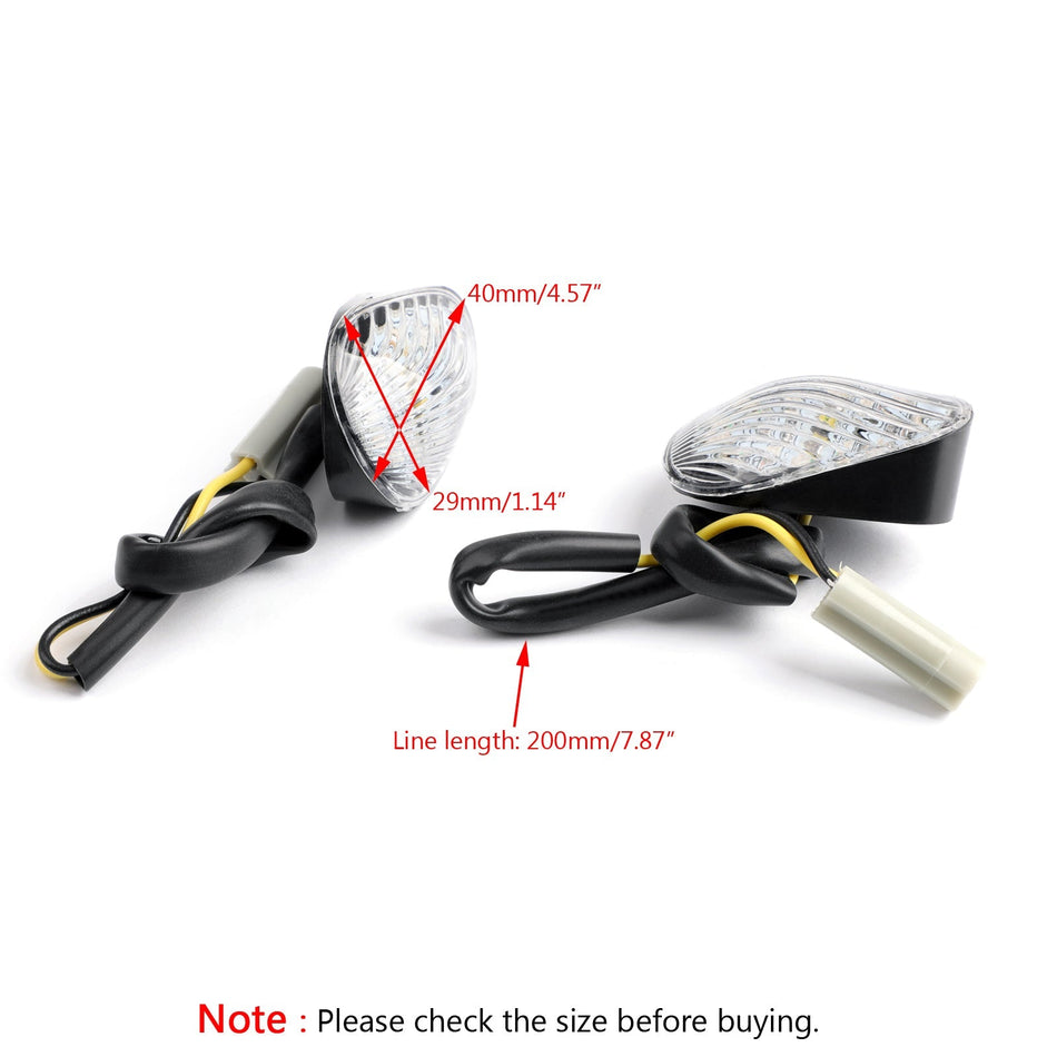 2006 2007 2008 ヤマハ YZF R6 フラッシュマウント LED ユーロ ウィンカー