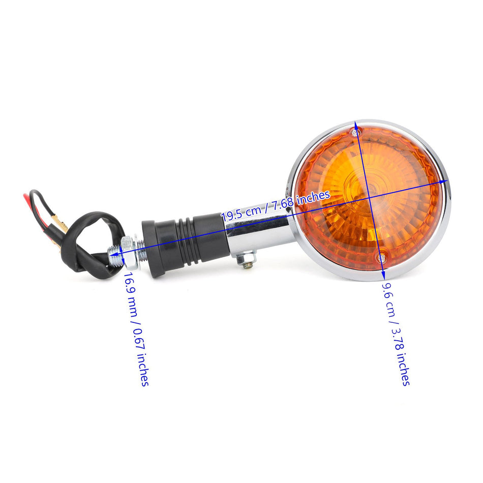 ヤマハ XV535 XV920 Virago XV1100 XVS1100 アンバー ジェネリック用 モト ターン インジケーター シグナル