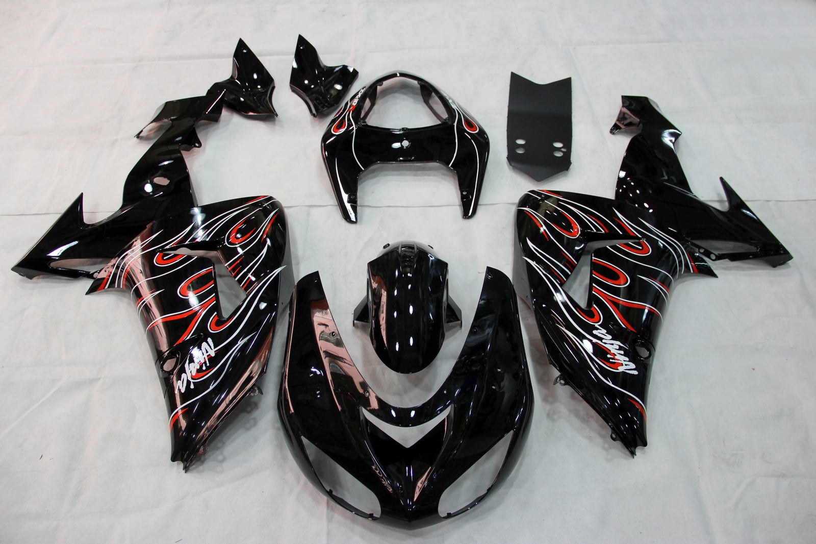 Generic Fit For Kawasaki ZX10R (2006-2007) Bodywork Fairing ABS Injection Molded Plastics Set 11 Style