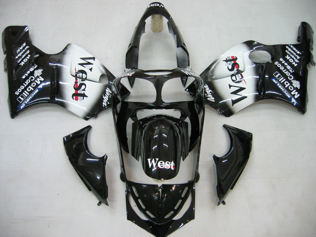 for-ninja-zx12r-2000-2001-black-white-west-bodywork-fairing-abs-injection-molded-plastics-set-4