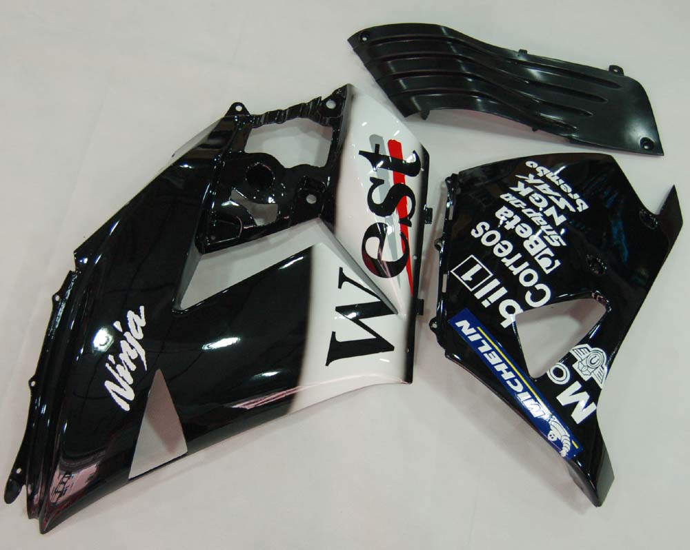 for-ninja-zx14r-2006-2011-black-white-west-bodywork-fairing-abs-injection-molded-plastics-set-3