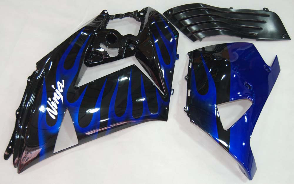 for-ninja-zx14r-2006-2011-black-blue-flame-bodywork-fairing-abs-injection-molded-plastics-set-5