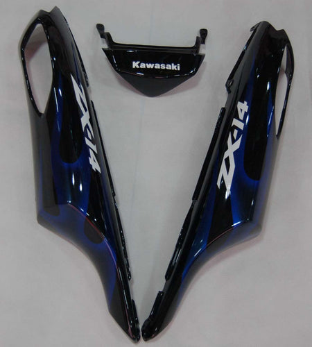 for-ninja-zx14r-2006-2011-black-blue-flame-bodywork-fairing-abs-injection-molded-plastics-set-5