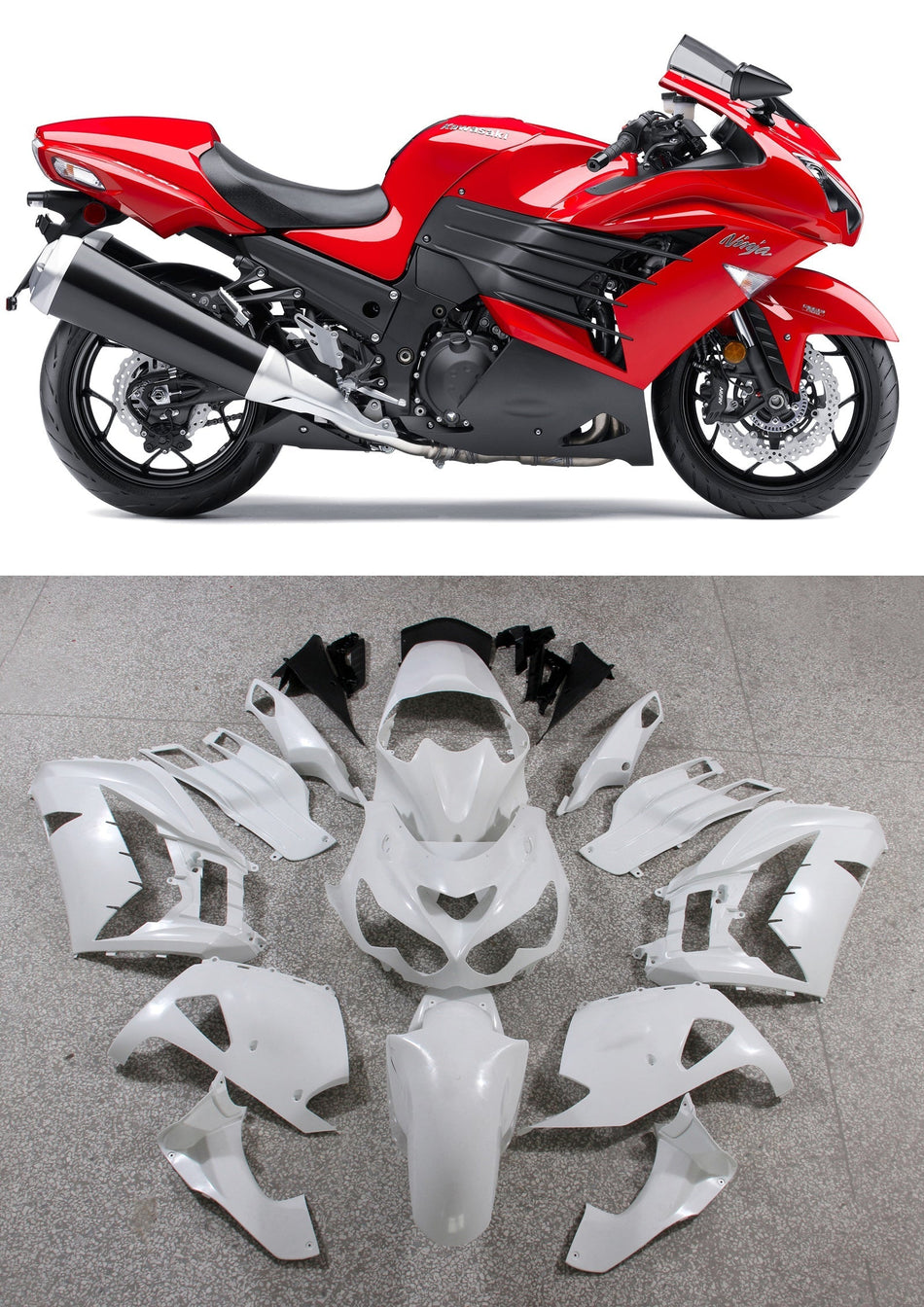 2012-2021 カワサキ ZX14R アモトパーツ フェアリング プラスチック ニンジャ レッド レーシング