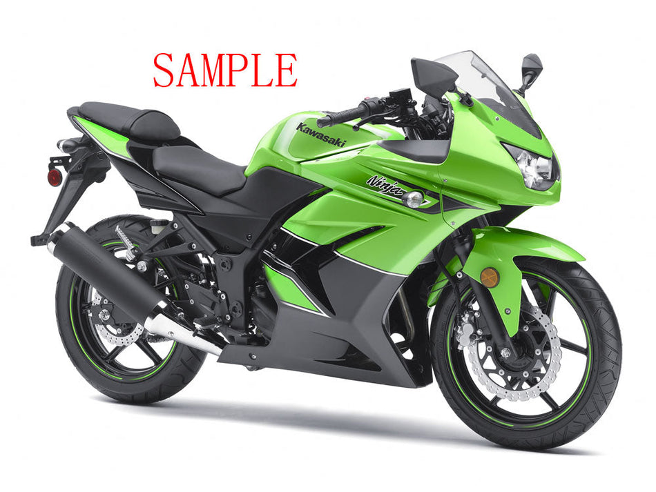 2008-2012 EX250/Ninja 250R ボディワークフェアリング ABS 射出成形プラスチック 4色 汎用