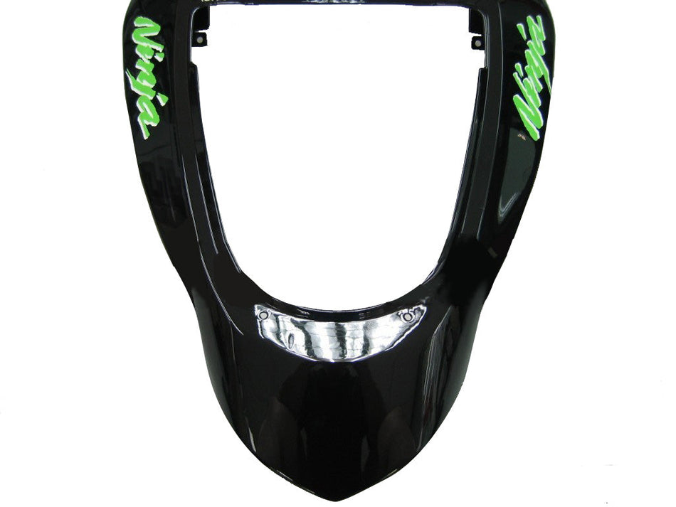 2003-2004 カワサキ ZX6R 636 フェアリング ブラック グリーン ZX6R レーシング ジェネリック