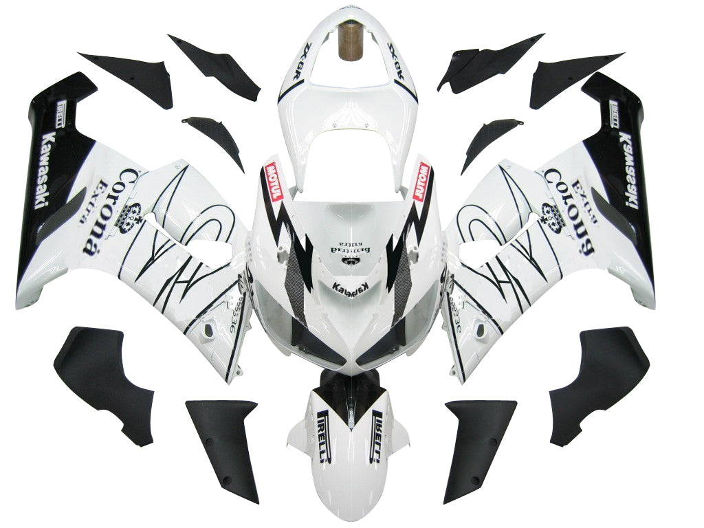 Generic Fit For Kawasaki ZX6R 636 (2005-2006) Bodywork Fairing ABS Injection Molded Plastics Set 28 Style