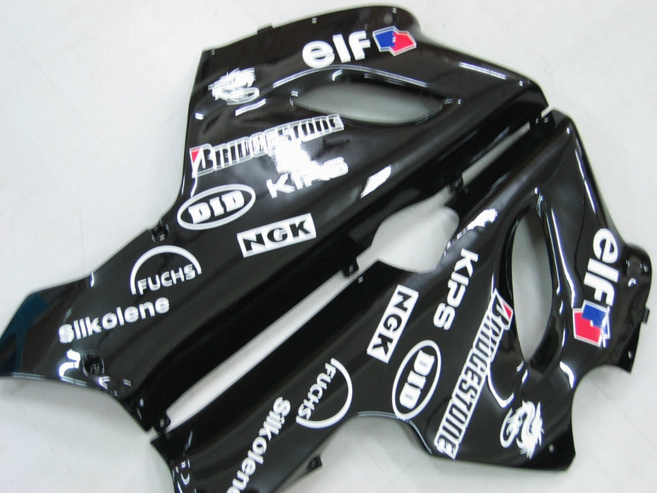 2005-2006 カワサキ ZX6R 636 フェアリング グリーン ブラック No.14 ZX6R レーシング ジェネリック