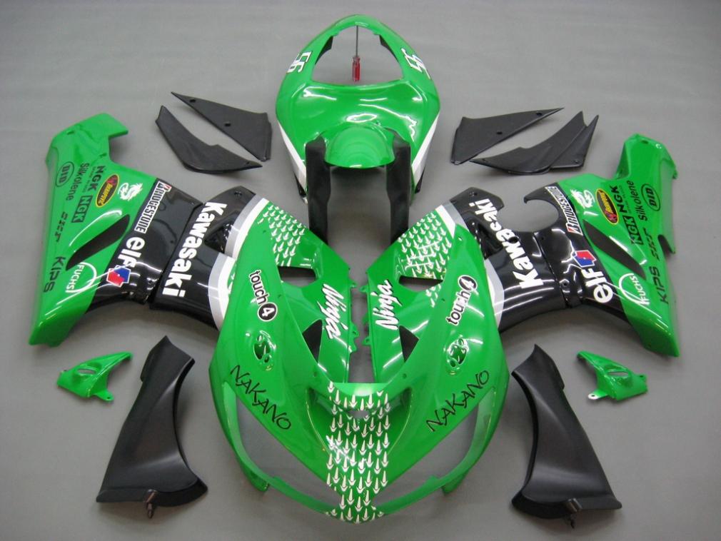 Generic Fit For Kawasaki ZX6R 636 (2005-2006) Bodywork Fairing ABS Injection Molded Plastics Set 28 Style